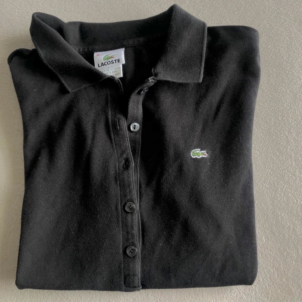 Lacoste shirt.